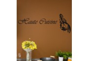 Haute Cuisine 2 als Wandtattoo 