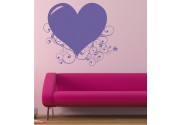 Herzranke als Wandtattoo
