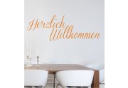 Herzlich Willkommen als Wandtattoo 