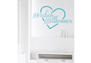 Herzlich Willkommen 3... als Wandtattoo