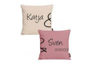 Hochzeitskissen mit Name und Datum