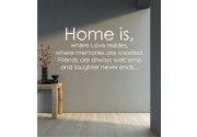 Home is, where... als Wandtattoo