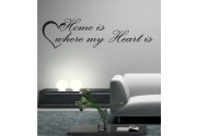 Home is where my Heart is als Wandtattoo