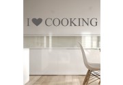 I Love Cooking als Wandtattoo