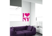 I Love NY als Wandtattoo 