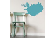 Island als Wandtattoo