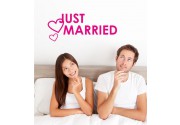 Just married... als Wandtattoo 