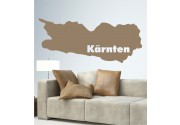 Umriss Kärnten als Wandtattoo 