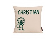 Kissen bedruckt mit Name und Affe