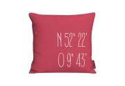 Kissen mit Koordinaten