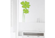 Kleeblätter als Wandtattoo 