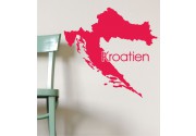 Kroatien als Wandtattoo
