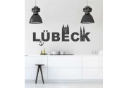 Lübeck Schriftzug als Wandtattoo 