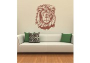 Löwenkopf 2 als Wandtattoo 