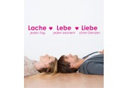 Lache Lebe.. als Wandtattoo