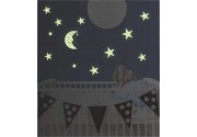 Leuchtset Mond und Sterne