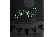 Schlaf gut als Leuchtsticker