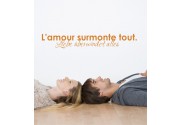 L'amour surmonte.. als Wandtattoo