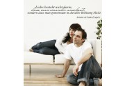 Liebe besteht nicht darin.... als Wandtattoo