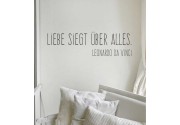 Liebe siegt über... als Wandtattoo