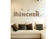 Schriftzug München als Wandtattoo 