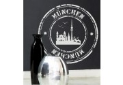 Stempel von München als Wandtattoo 