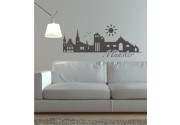 Münster Skyline als Wandtattoo 