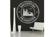 Stempel von Magdeburg als Wandtattoo 