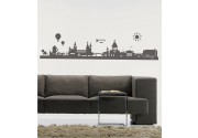 Skyline von Mainz als Wandtattoo 