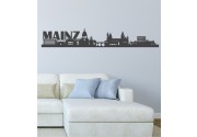 Skyline Mainz 2 als Wandtattoo 