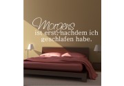Morgens ... als Wandtattoo 