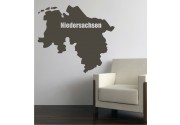 Niedersachsen als Wandtattoo 