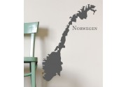 Norwegen als Wandtattoo