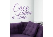 Once upon a time als Wandtattoo 