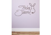 Frohe Ostern 2 als Wandtattoo
