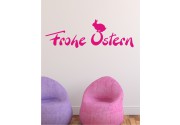 Frohe Ostern 4 als Wandtattoo 
