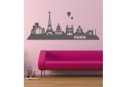 Skyline von Paris als Wandtattoo 