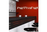 Partysafari als Wandtattoo 