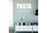 Pasta la Vista als Wandtattoo