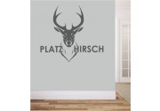 Platz Hirsch... als Wandtattoo 