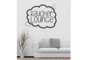 Raucher Lounge 2 als Wandtattoo