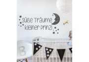Süße Träume kleiner Prinz als Wandtattoo
