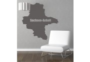 Sachsen-Anhalt als Wandtattoo 