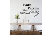 Gewürze 3 als Wandtattoo 