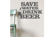 Save water 2... als Wandtattoo