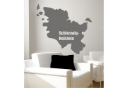 Schleswig-Holstein als Wandtattoo 