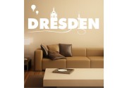 Dresden Schriftzug als Wandtattoo 