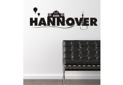 Hannover Schriftzug als Wandtattoo 