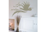 Kranich als Wandtattoo 