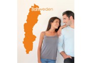 Schweden als Wandtattoo